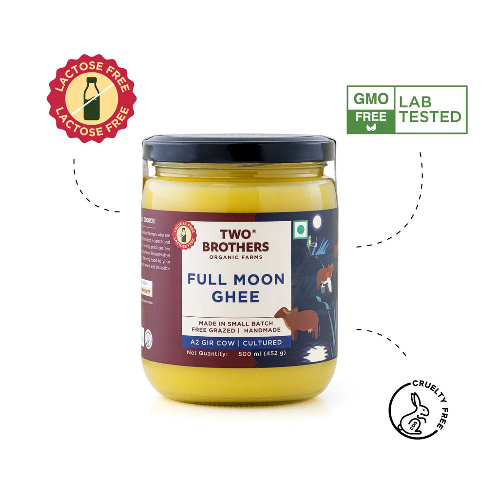 Buy Full Moon Cultured Ghee, Desi Gir Cow
