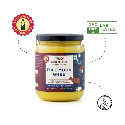 Buy Full Moon Cultured Ghee, Desi Gir Cow
