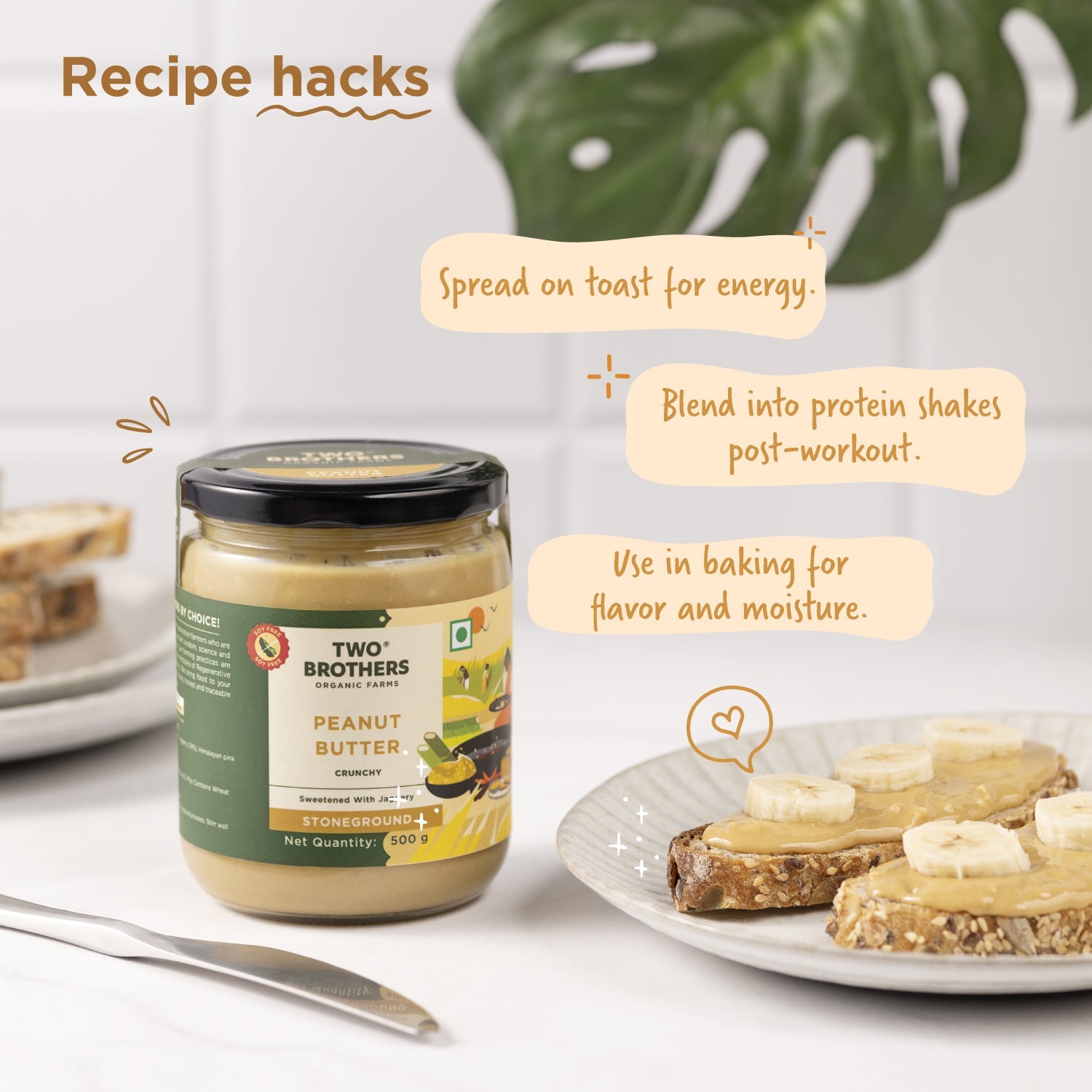 Buy  Organic Quality Crunchy Peanut Butter with Jaggery Online in India