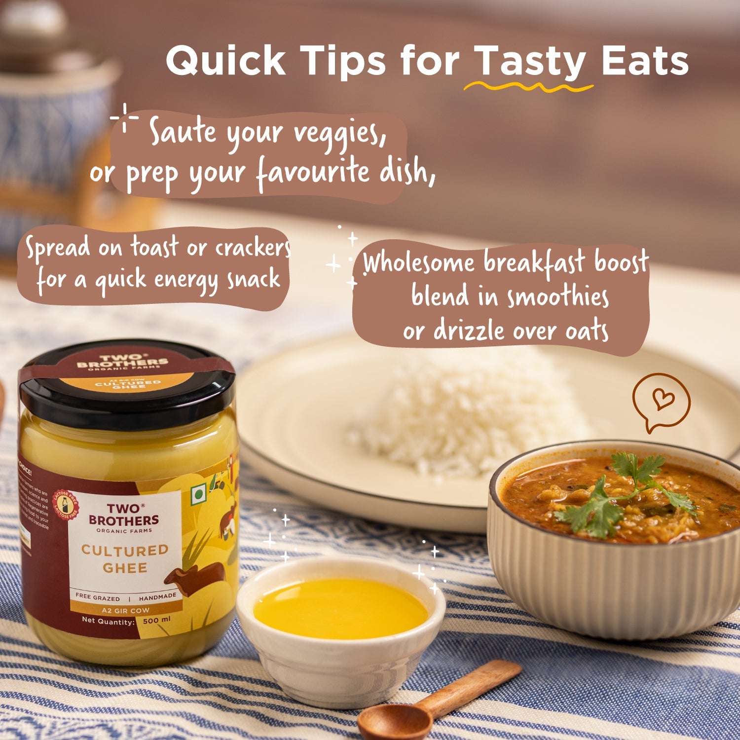 Buy Pure A2 Cultured Ghee – Desi Gir Cow 