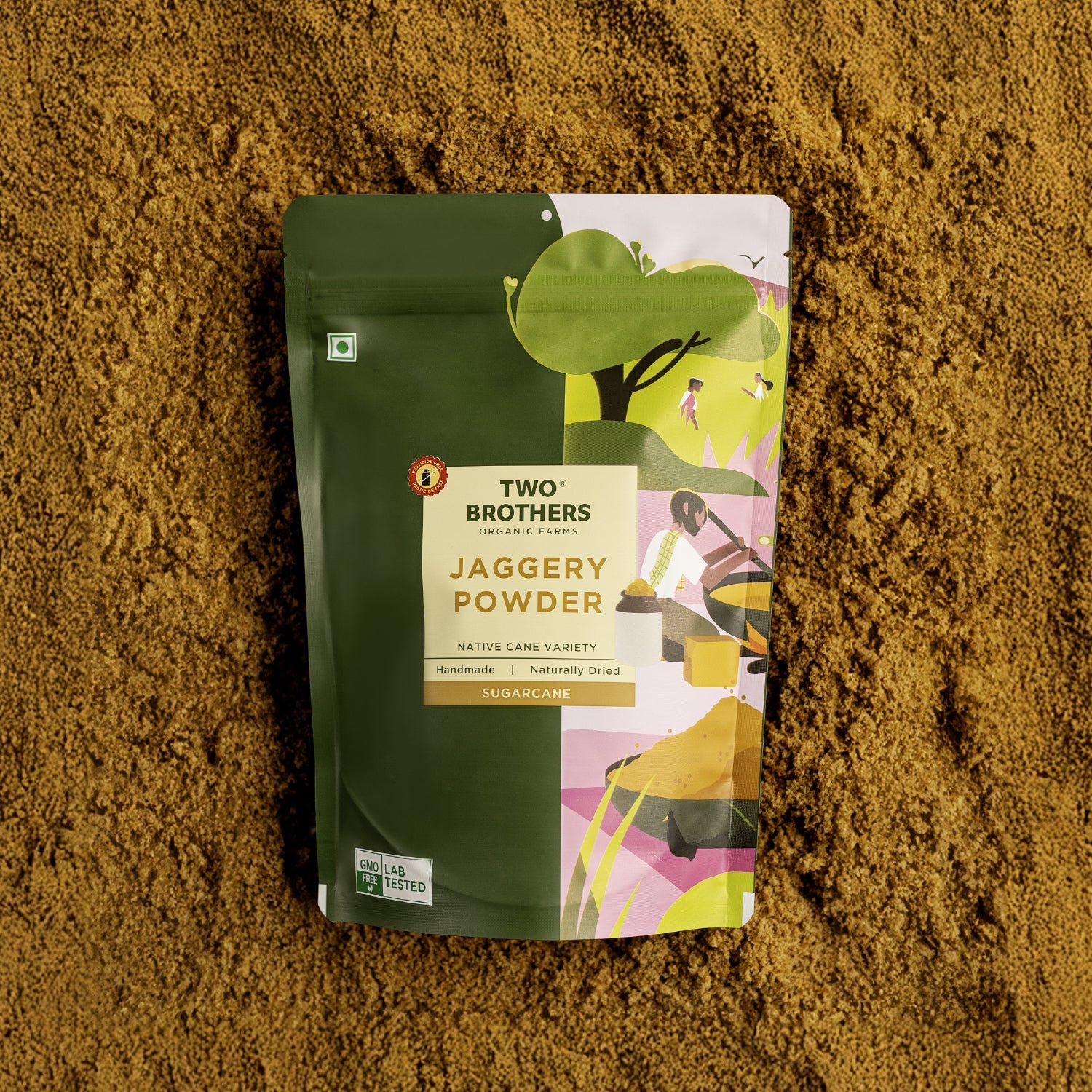 Buy Online Sugarcane Jaggery, Crushed Granular