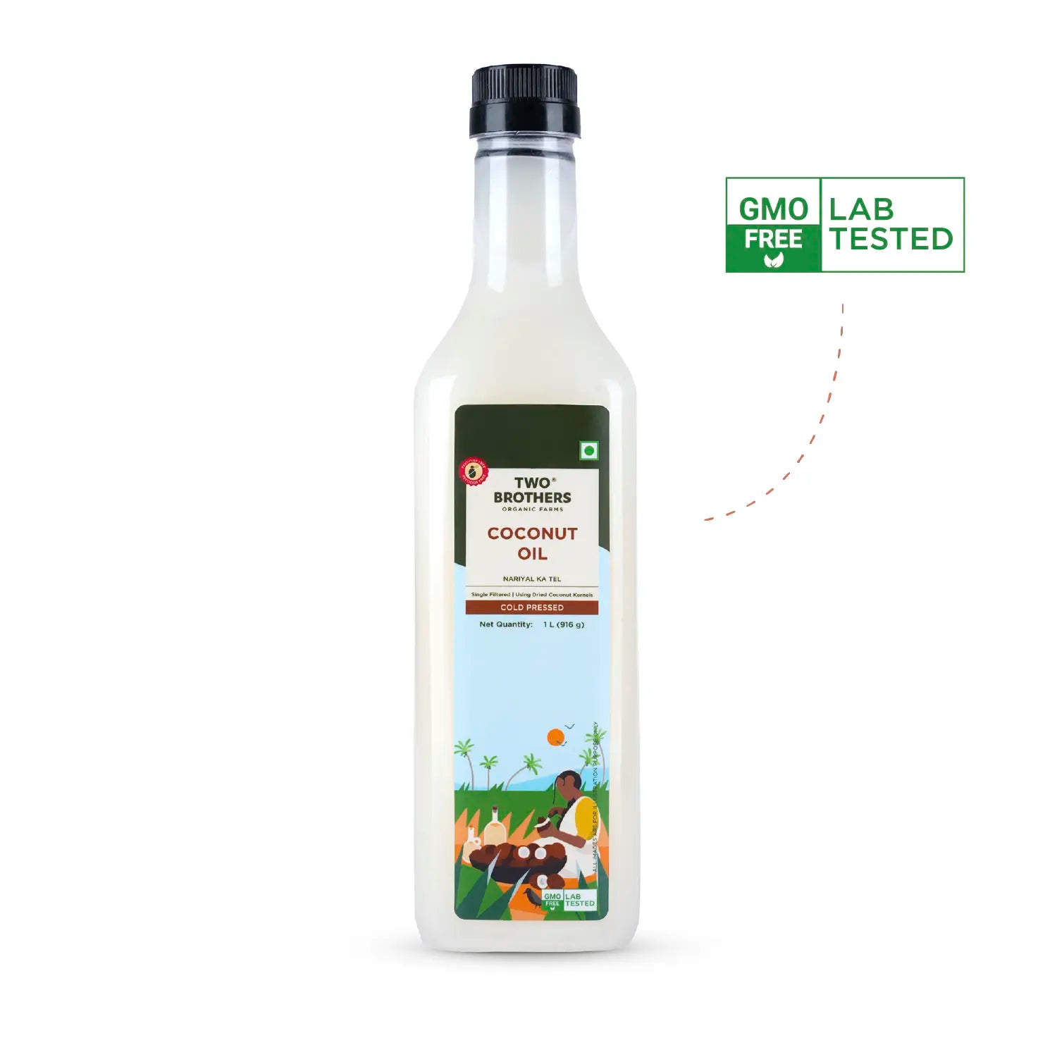 Coconut Oil, Cold-Pressed, Unrefined