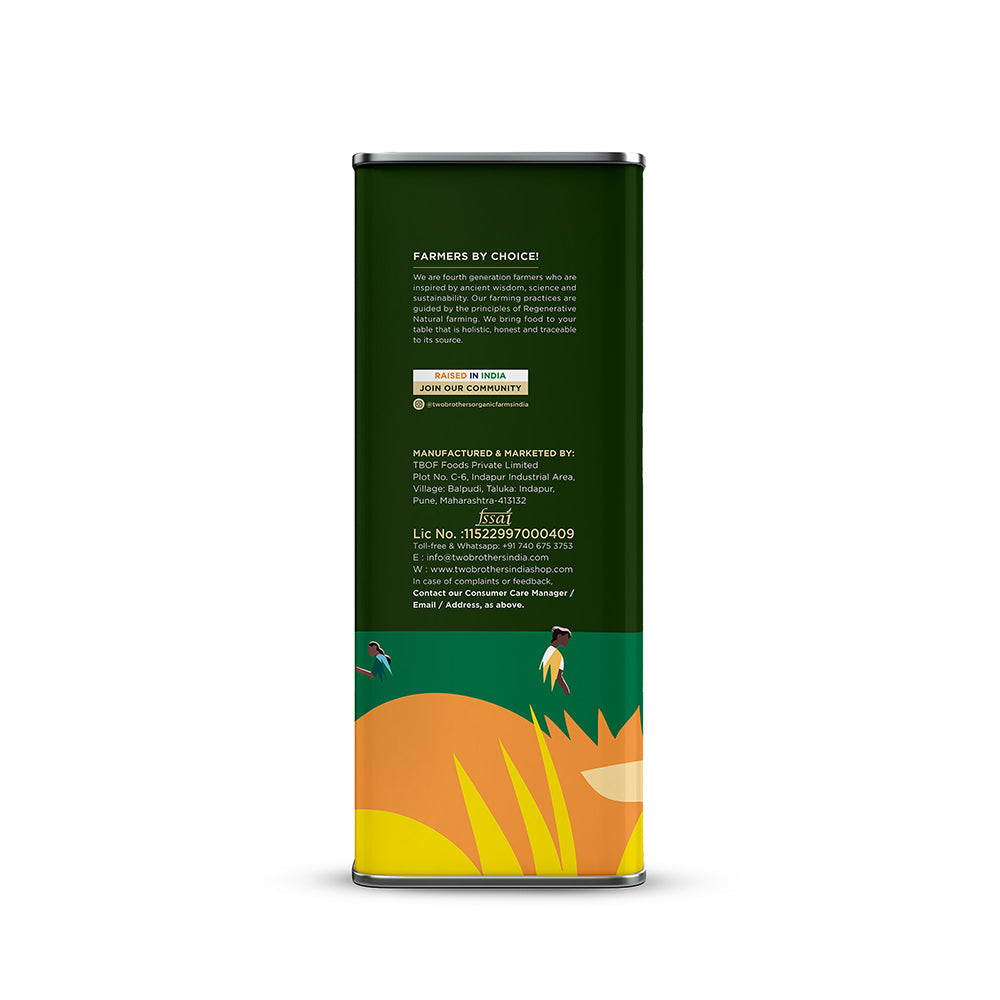 Groundnut Oil, Cold-Pressed, Single-filtered