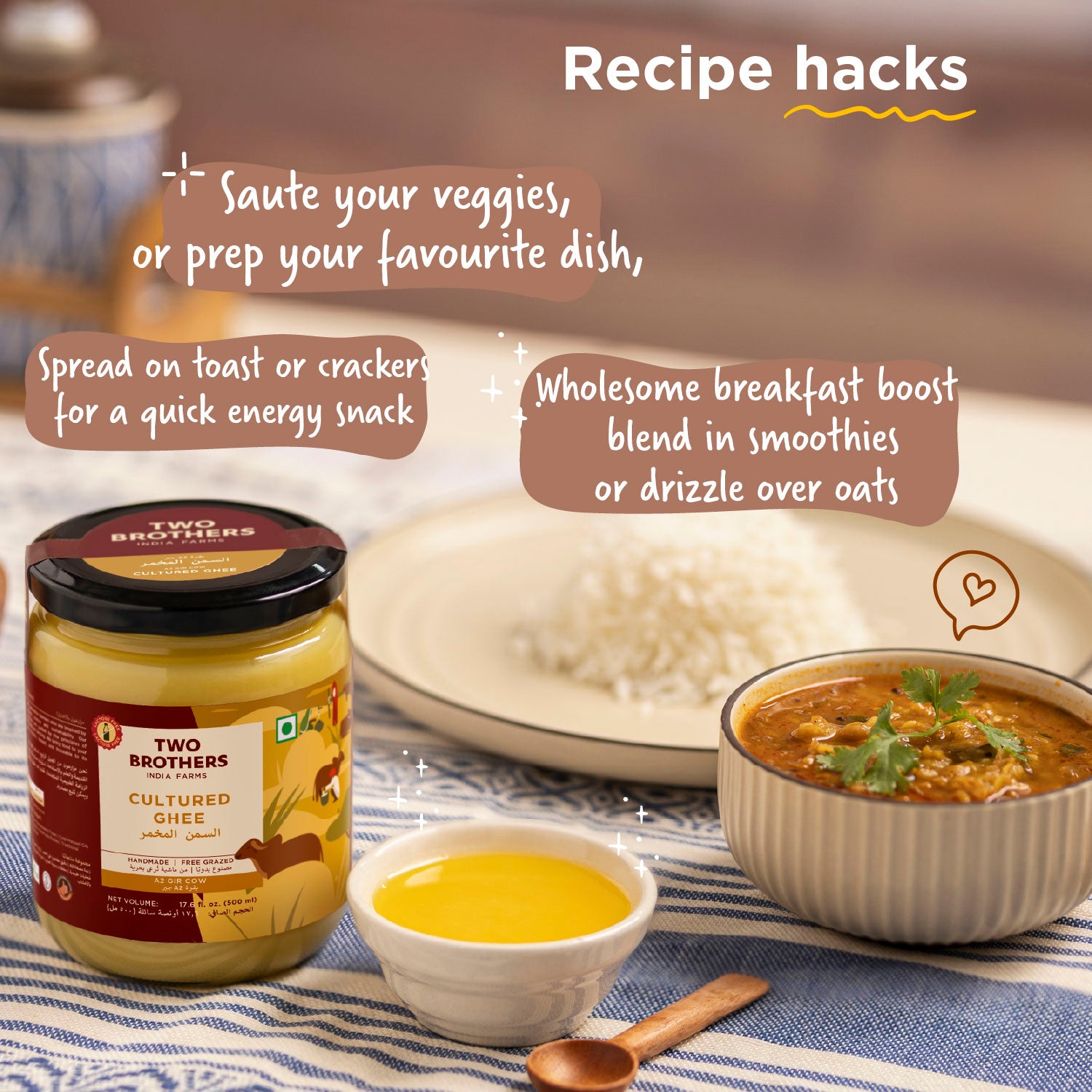 A2 Gir Cow - Cultured Ghee