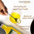 Groundnut Oil, Cold-Pressed, Single-filtered