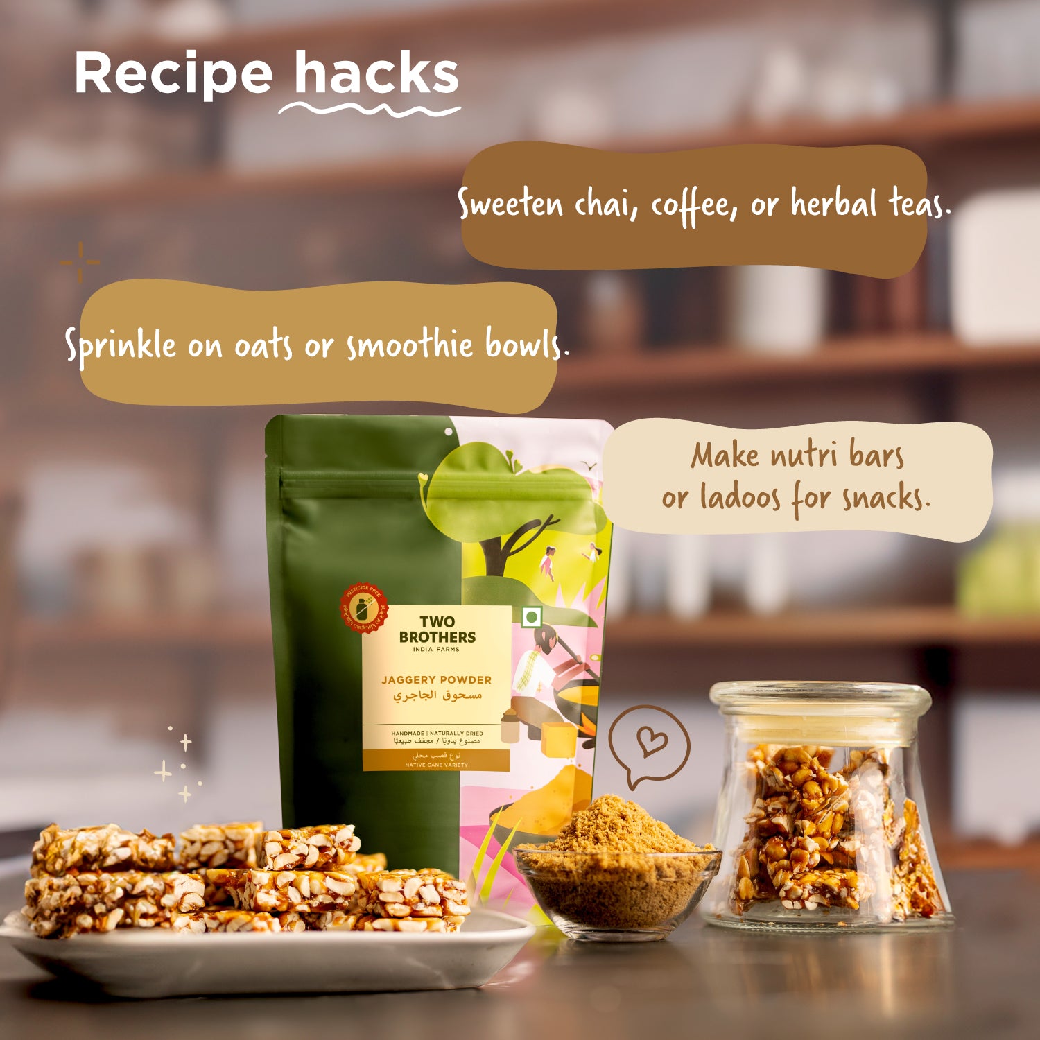 Sugarcane Jaggery, Crushed Granular