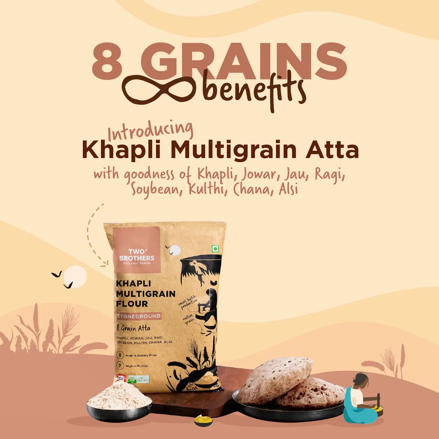 Khapli Multigrain Atta