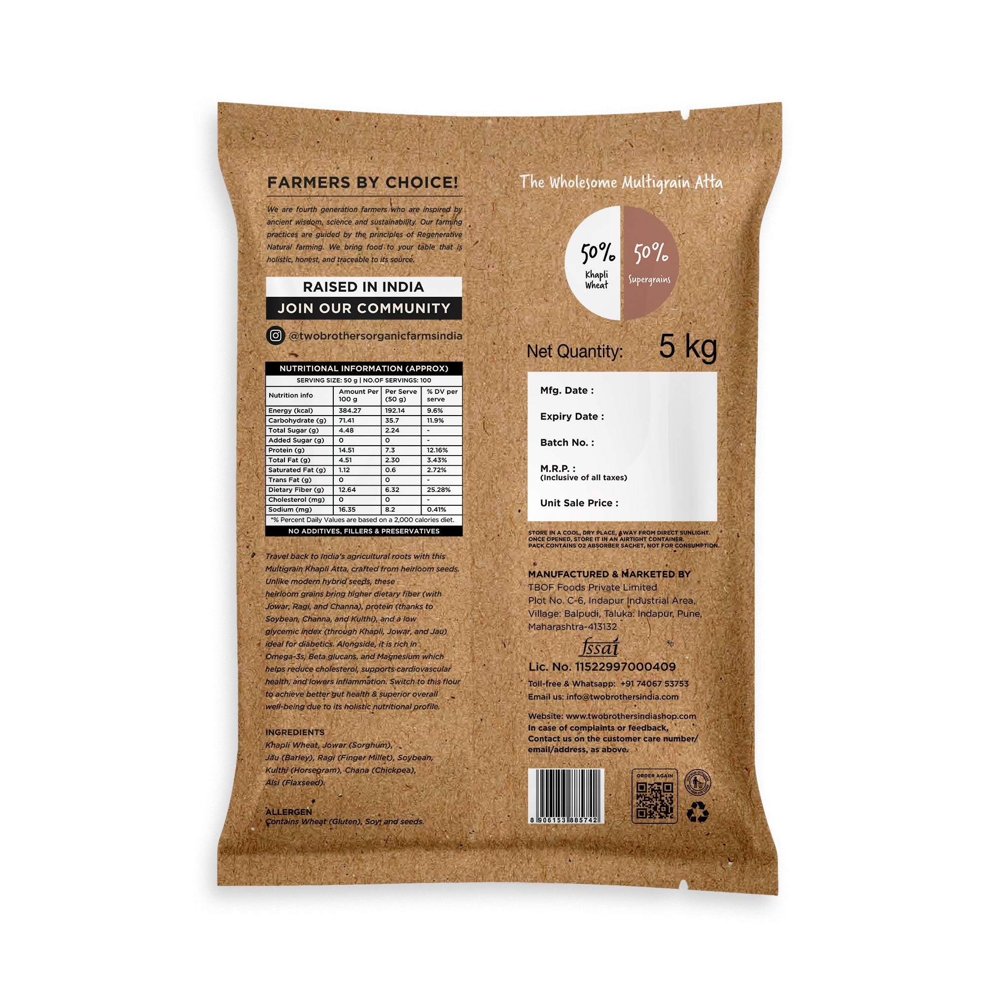 Khapli Multigrain Atta