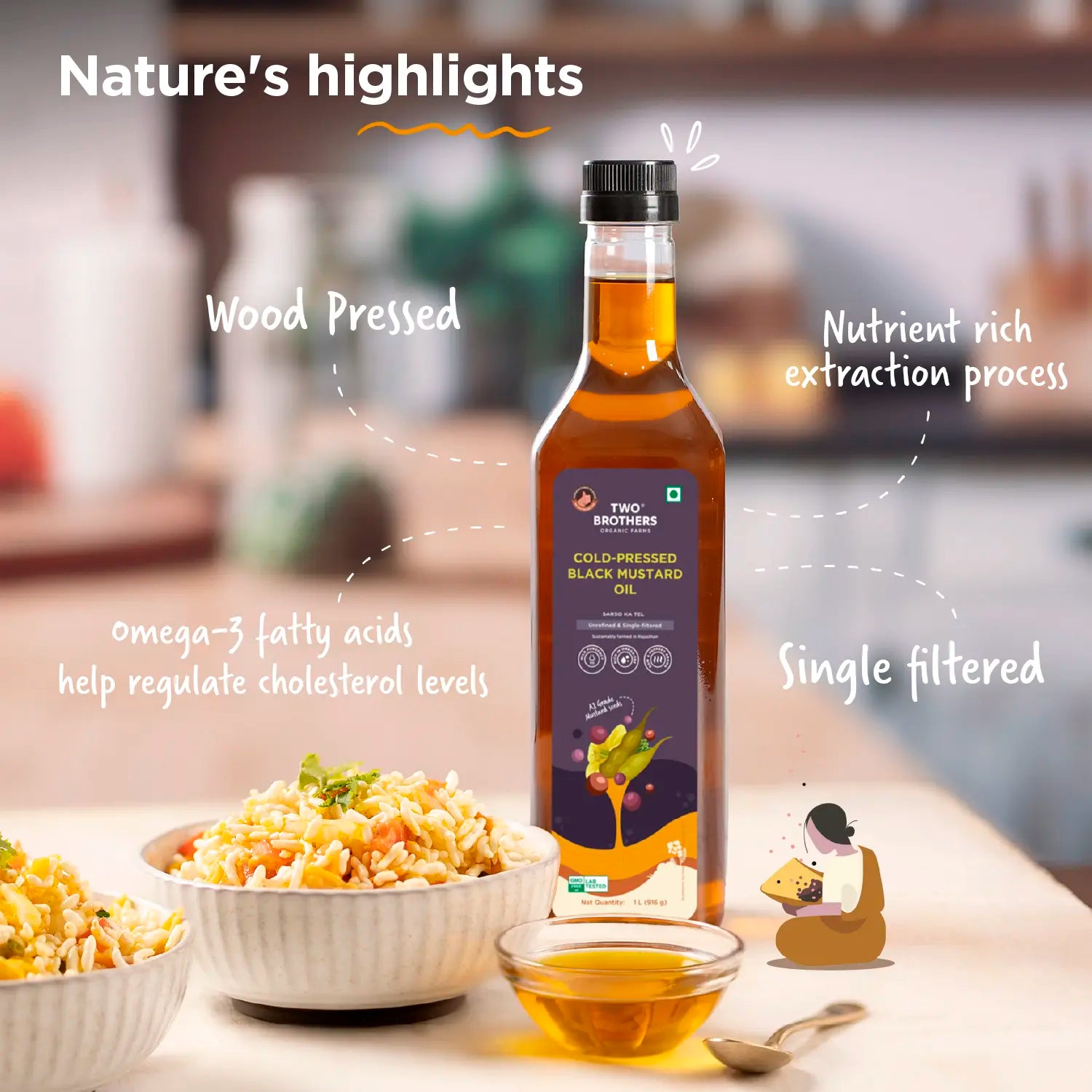 Black Mustard Oil I Cold-Pressed