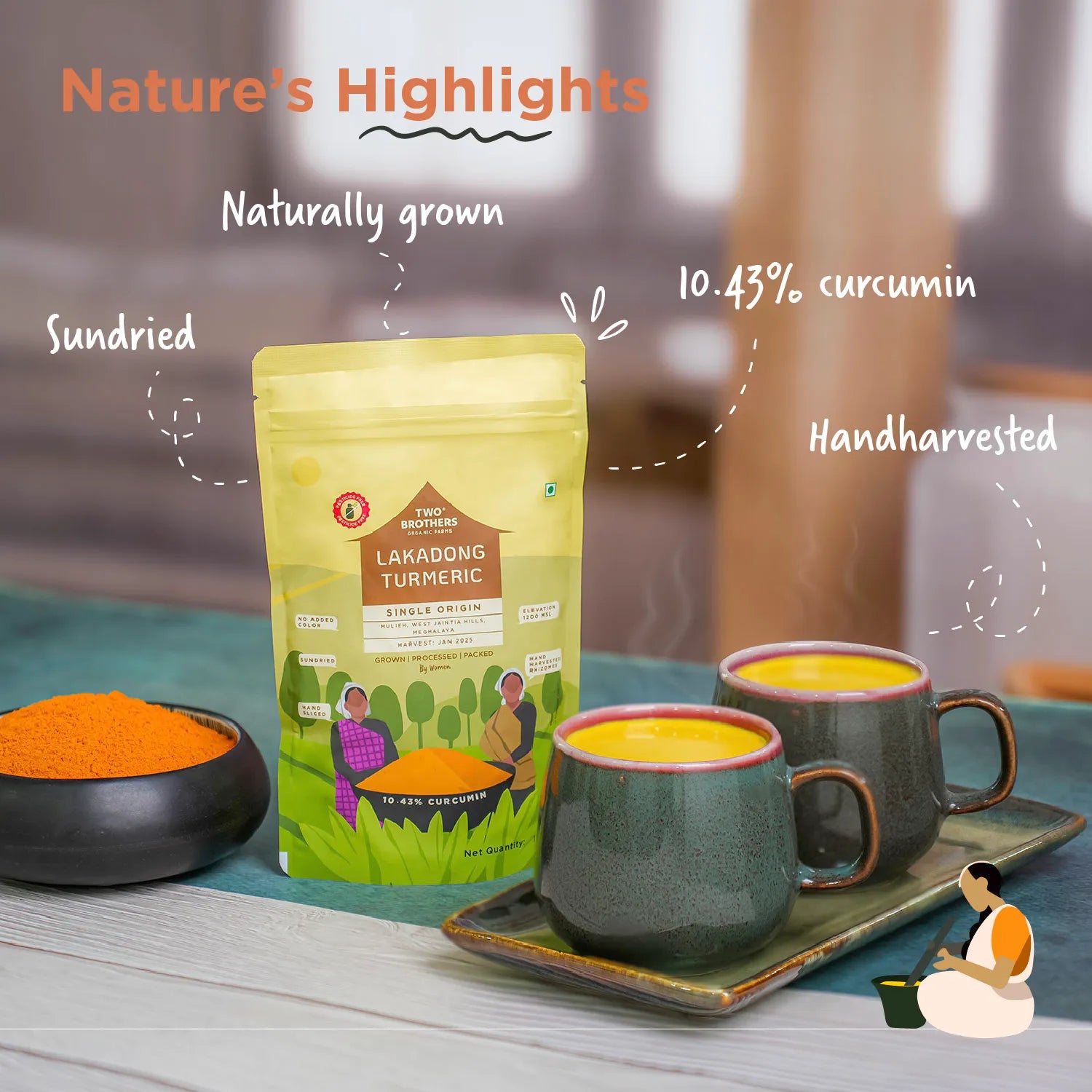 Purchase Lakadong Turmeric Powder