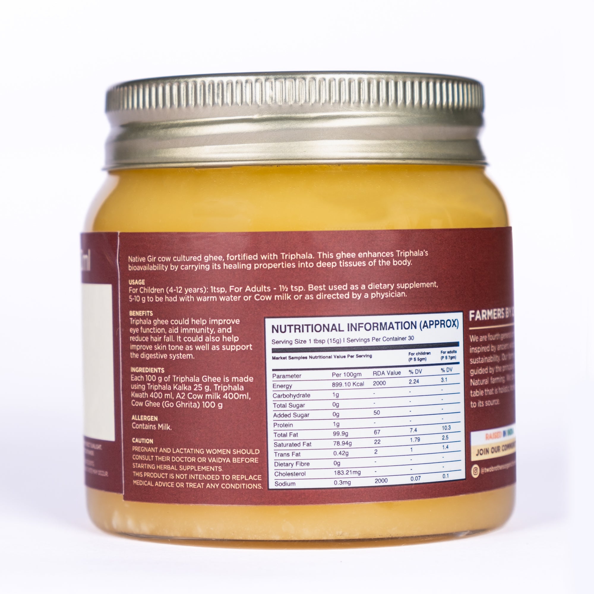 Buy Pure Triphala Ghee Online Shop Now