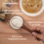 Sprouted Rajgira Atta (Sprouted Flour), 500 gms