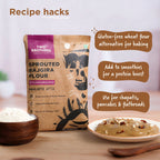 Sprouted Rajgira Atta (Sprouted Flour), 500 gms