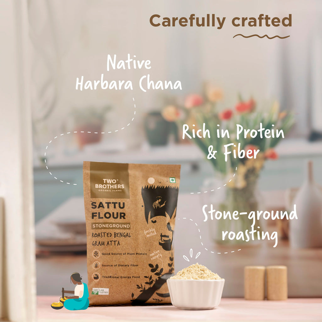Sattu Atta, Stoneground 1kg