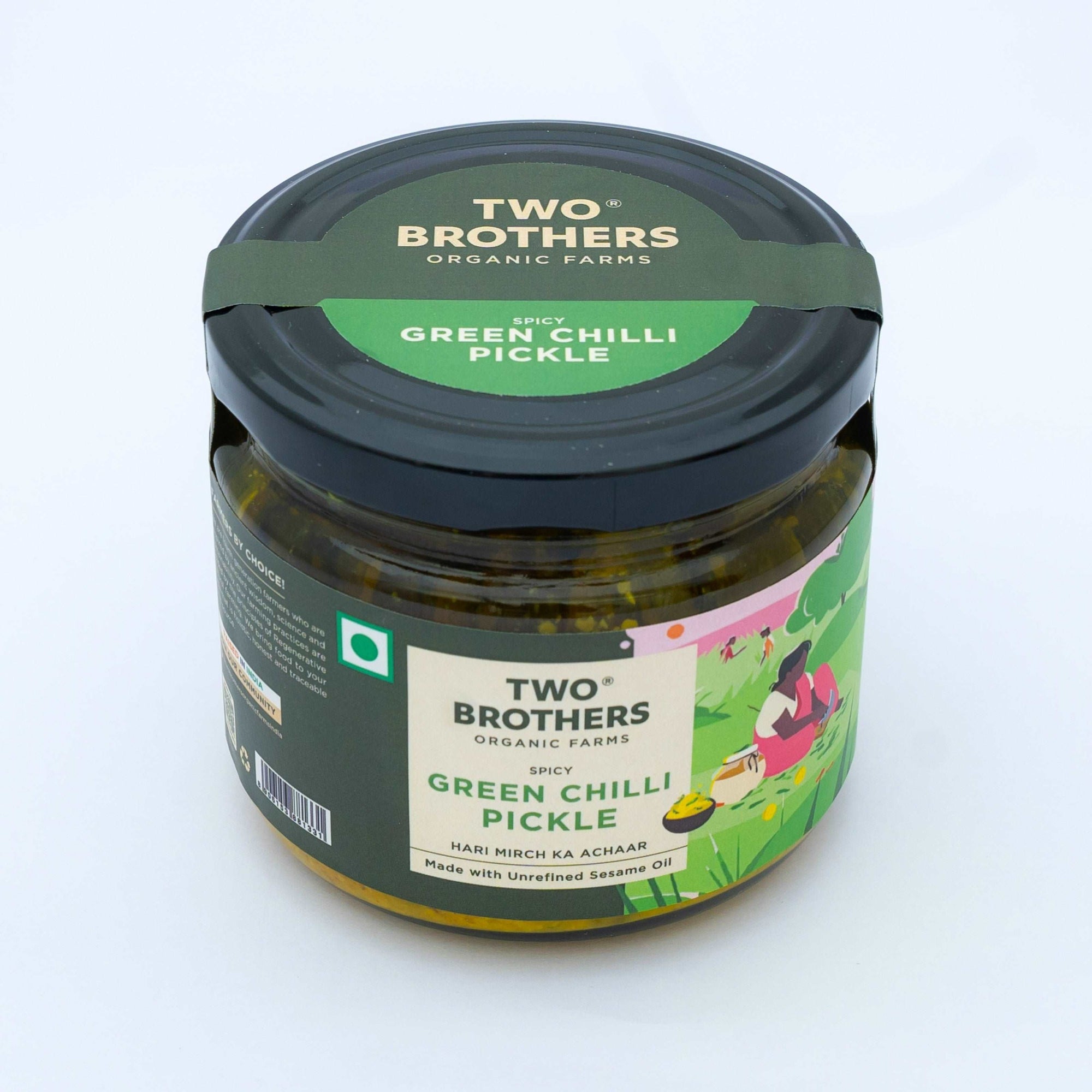 Shop Now Organic Spicy Green Chilly Pickle Online