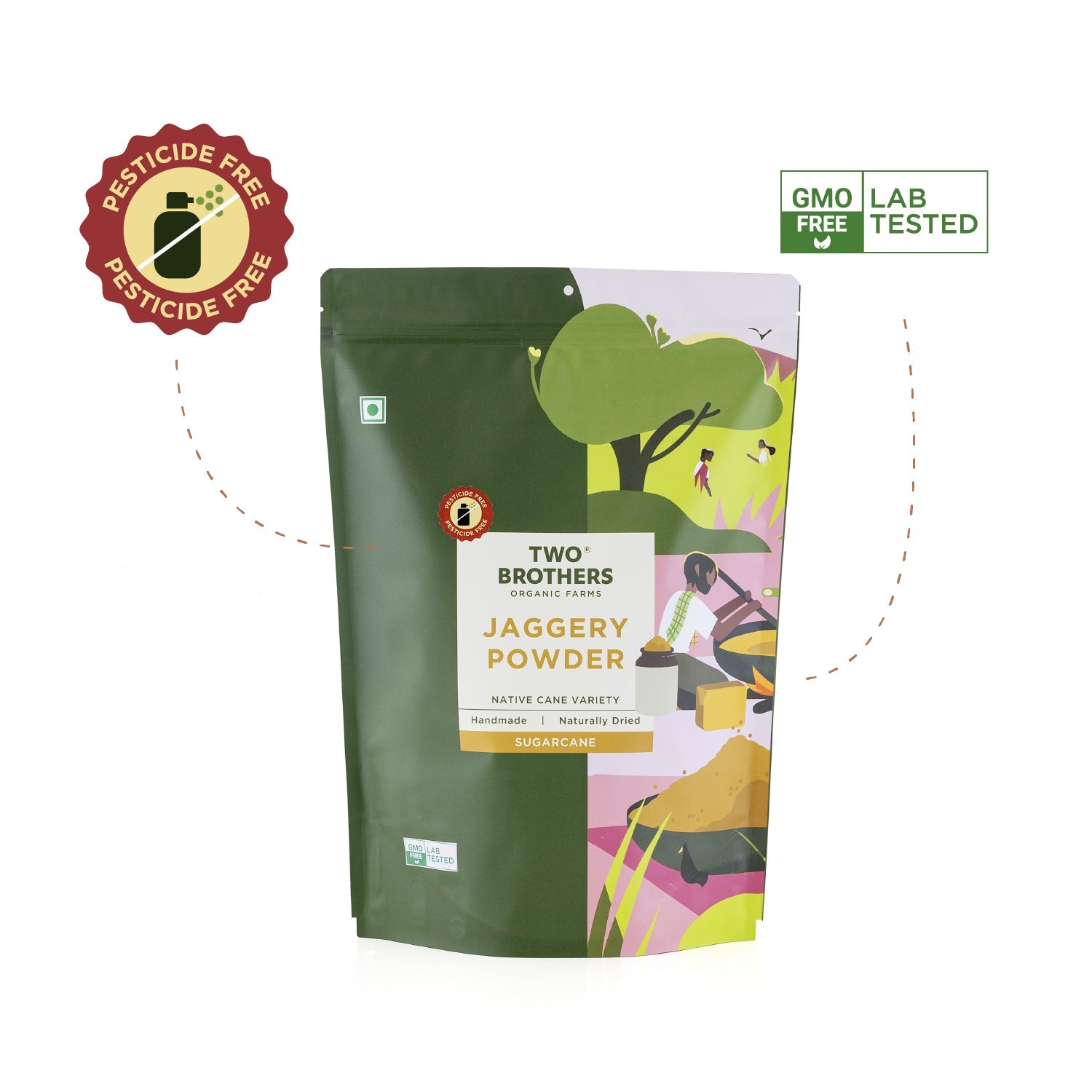 Buy Online Sugarcane Jaggery, Crushed Granular