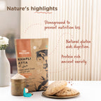 Khapli Wheat Atta (Emmer Wheat Flour) Atta Stone Ground