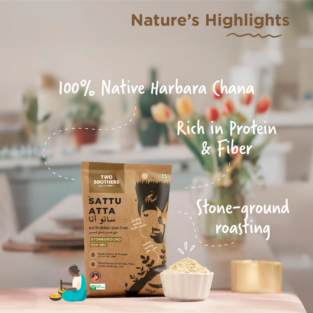 Sattu Atta, Stoneground 1kg