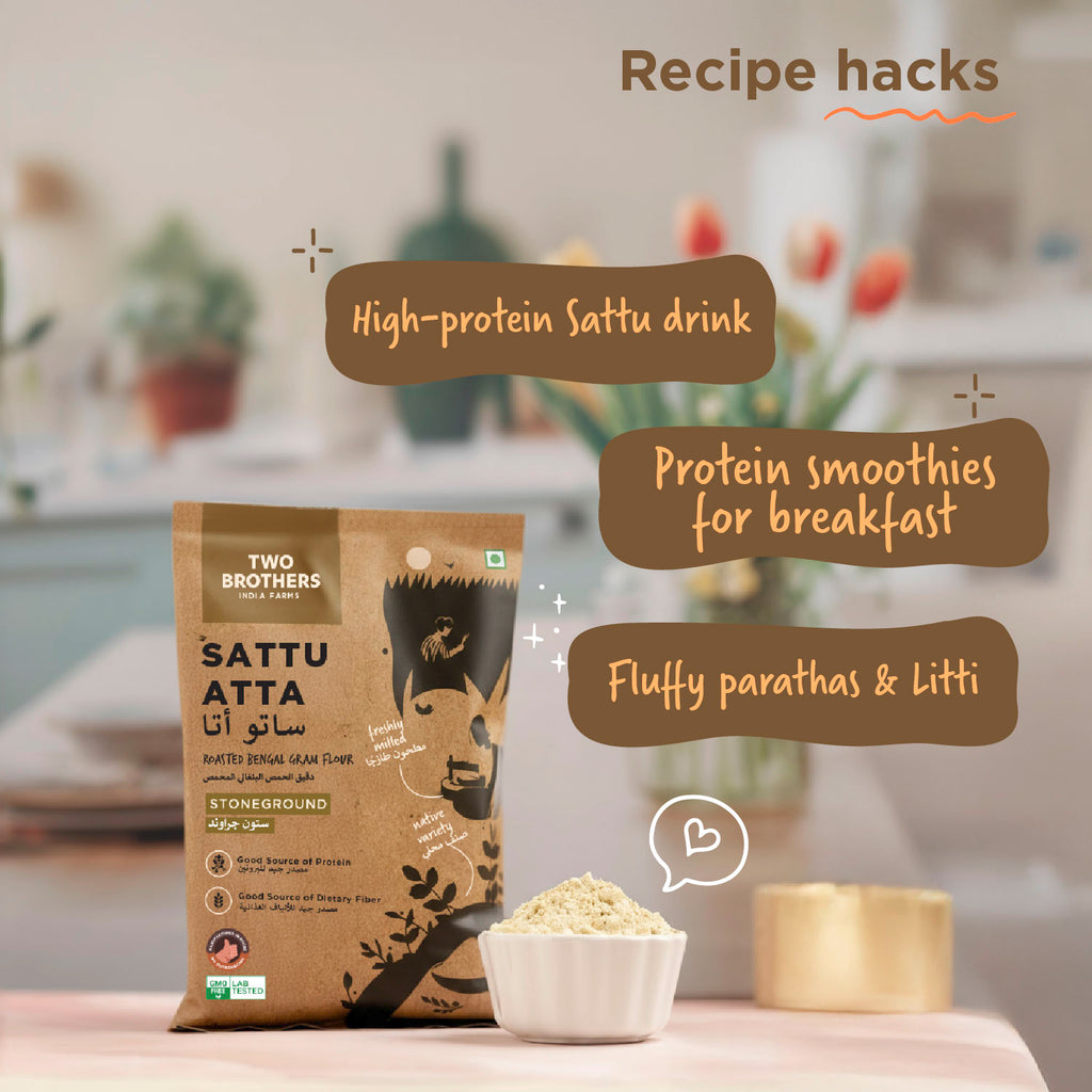 Sattu Atta, Stoneground 1kg