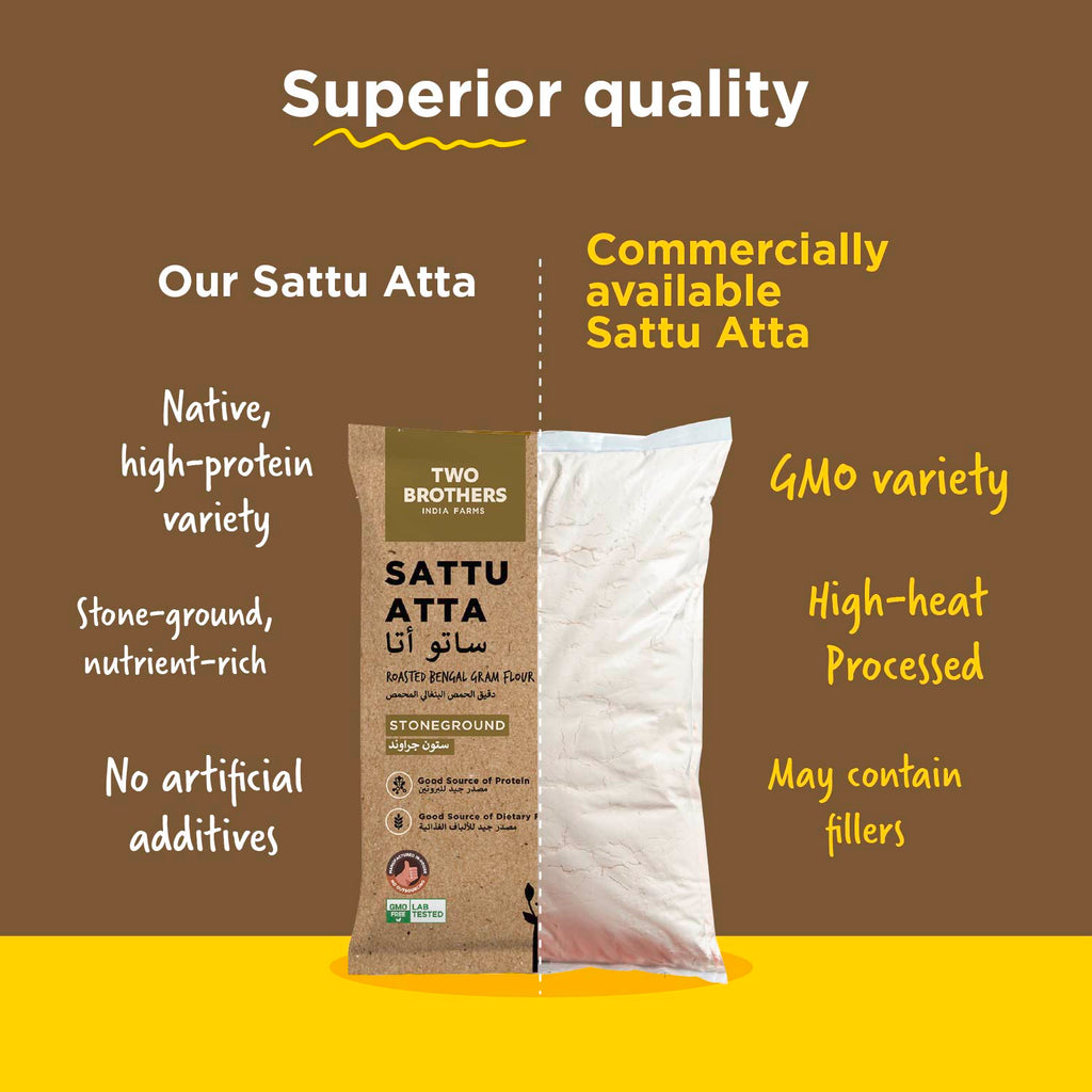Sattu Atta, Stoneground 1kg