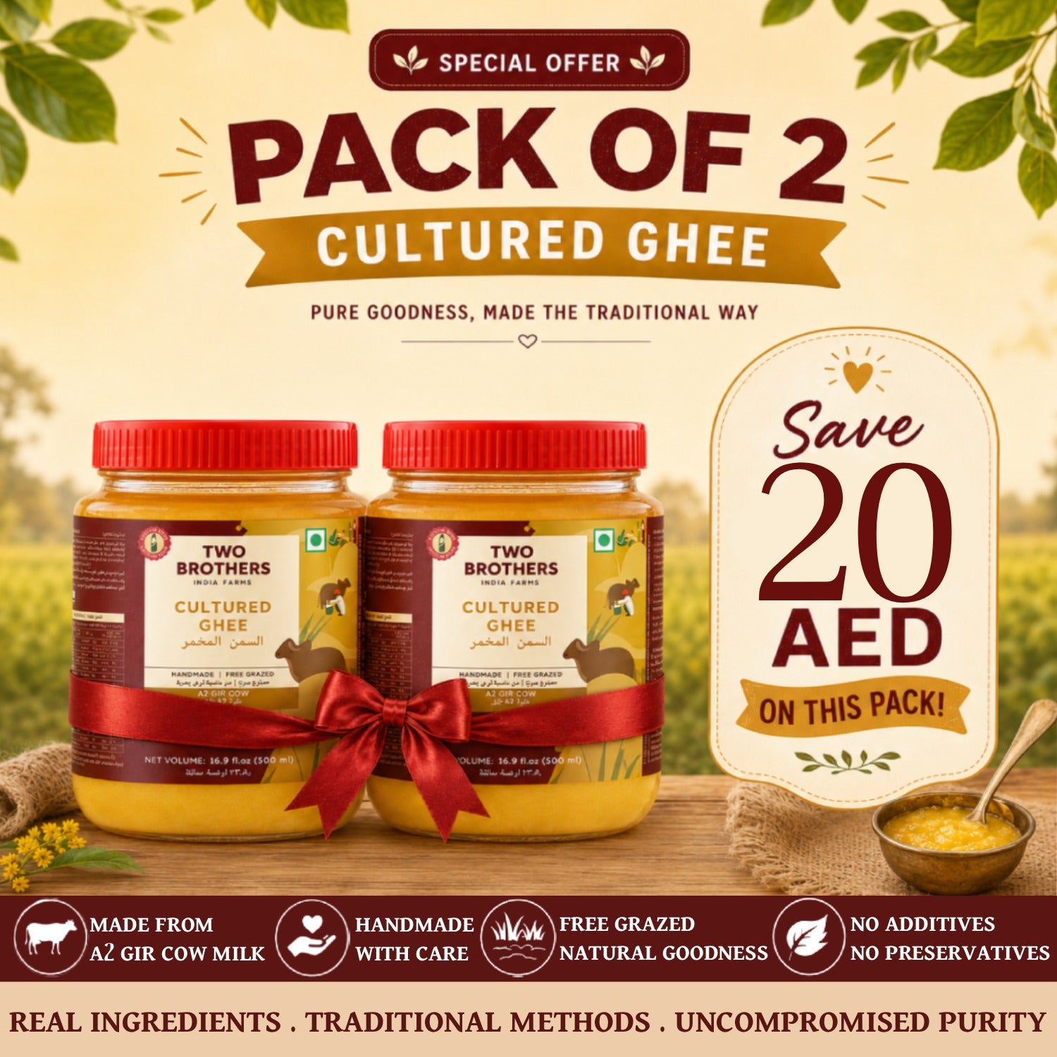 Cultured Ghee Pack